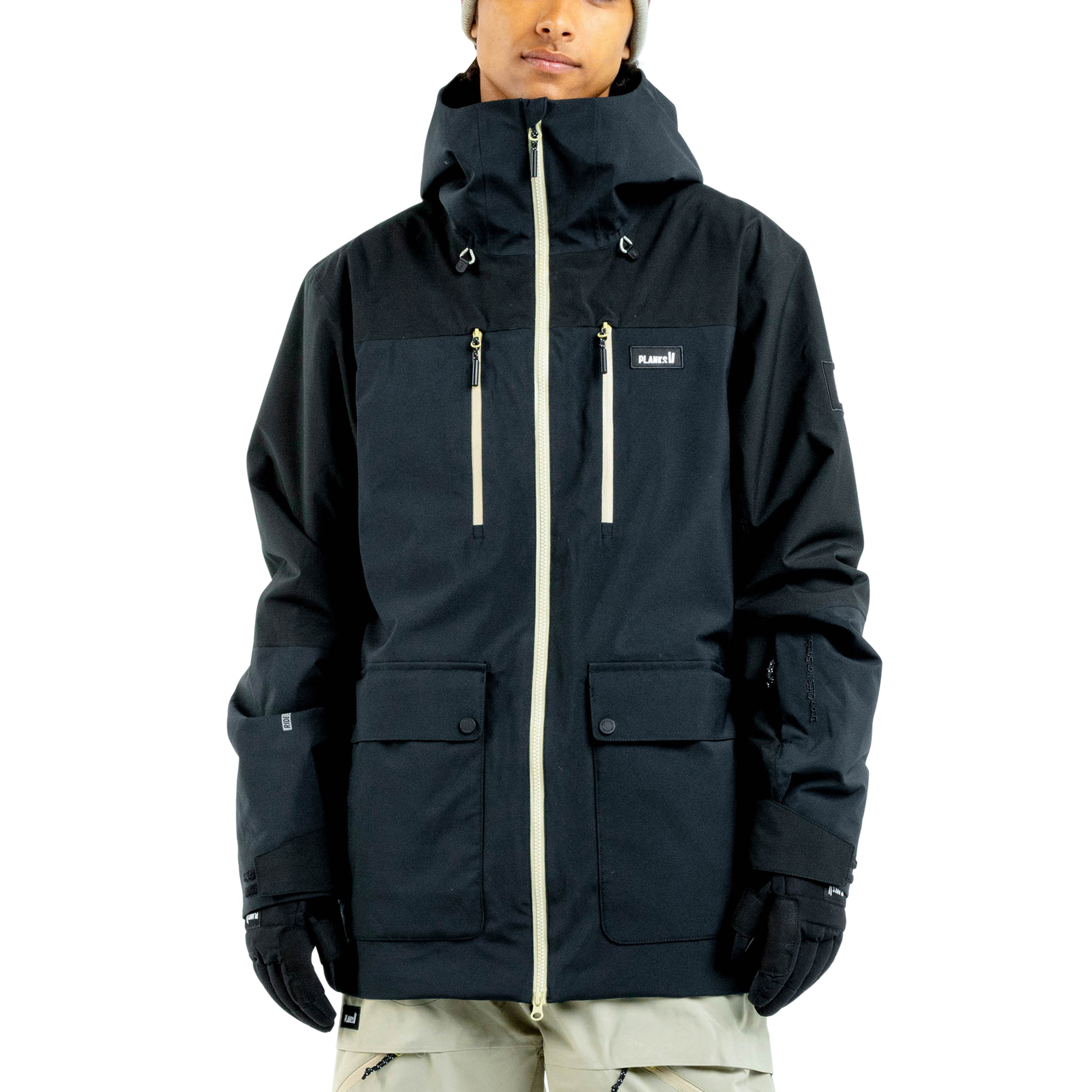 Planks Men's Good Times Insulated Jacket Waterproof Zip Up Warm Winter